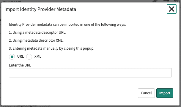 Identity Provider Setup for ServiceNow